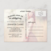 レトログラード | 2015卒業パーティー招待状 インビテーションポストカード (裏面)