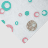 レトログリッターレッドグリーン金ゴールド水玉模様クリスマス 薄葉紙 (詳細)