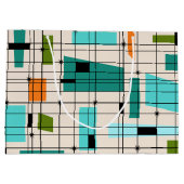 レトログリッド&スターバスト抱き枕 ラージペーパーバッグ (裏面)