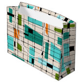 レトログリッド&スターバスト抱き枕 ラージペーパーバッグ (裏面アングル)