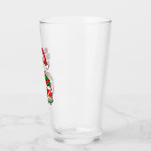 レトログリーティングクリスマス タンブラーグラス (左)