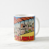 レトログリーティングfor Wilmington Delaware コーヒーマグカップ (正面右)