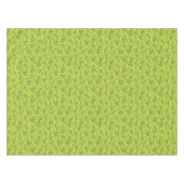 レトログリーンりんご果樹園の長方形 テーブルクロス (正面(横))