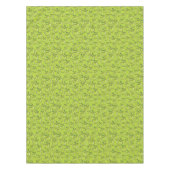 レトログリーンりんご果樹園の長方形 テーブルクロス (正面)