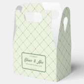 レトログリーンソープバーボックスブランド包装 フェイバーボックス (オープン)