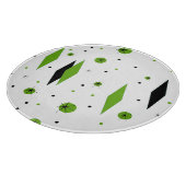 レトログリーンダイヤモンド&スターバストカッティングボード カッティングボード (角)