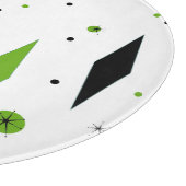 レトログリーンダイヤモンド&スターバストカッティングボード カッティングボード (角)