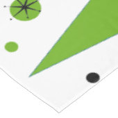 レトログリーンダイヤモンド&スターバストテーブルクロス テーブルクロス (アングル)