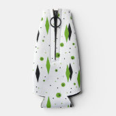 レトログリーンダイヤモンド&スターバストボトルクール ボトルクーラー (裏面)