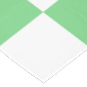 レトログリーンチェスボードチェッカーボードタイルY2K テーブルクロス (アングル)