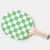 レトログリーンチェスボードチェッカーボードタイルY2K 卓球ラケット (横)