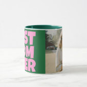 レトログリーンピンクマザーズ日写真 マグカップ (中央)