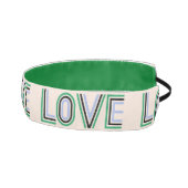 レトログリーンブラックブルーテニススコアラブ アスレチックヘッドバンド (右)