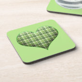 レトログリーンプリドパフィーハートセントパトリック コースター (左側)