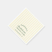 レトログリーンラストスイングザテニスバッハリングや輪 スタンダードカクテルナプキン (角)