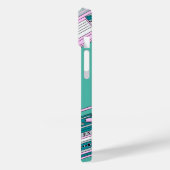 レトログリーン携帯電話ケース Case-Mate iPhoneケース (裏面 / 左)