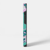 レトログリーン携帯電話ケース iPhoneケース (左側面)