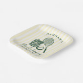 レトログリーン ラストスイング ビフォアザリング テニスバッハ ペーパープレート (傾斜あり)