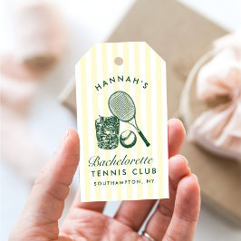 レトログリーン ラストスウィングビフォーザリング テニスバッハ ギフトタグ