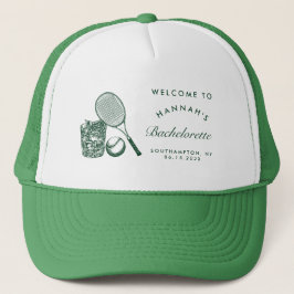 レトログリーン ラストスウィング ビフォアザリング テニスバッハ キャップ