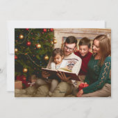 レトログルービージンルベルロックスクリスマス シーズンカード (裏面)