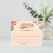 レトログルービーブライダルシャワー無線カード (スタンド正面)