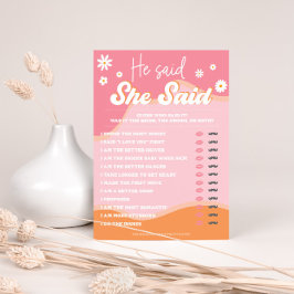 レトログルービーブライダルシャワー, 70sヒッピーデイジー