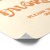 レトログルービーベビーヒッピーの好意 ポスター (角)