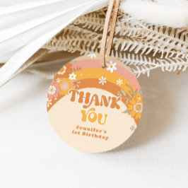 レトログルービーベビー誕生日感謝していあなた フェイバータグ