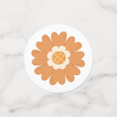 レトログルービーベビー誕生日 コンフェッティ (スモール正面)