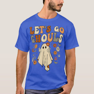 レトログルービーレッツゴーグルス幽霊ヒッパイハロウィー Tシャツ