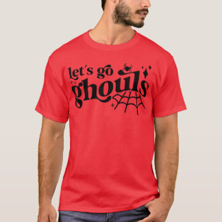 レトログルービーレッツゴーグルハロウィーン幽霊Outfi Tシャツ
