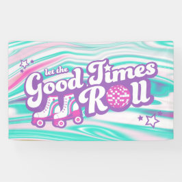 レトログルービーローラディスコパーティー 横断幕