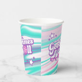 レトログルービーローラディスコパーティー 紙コップ (右)