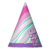 レトログルービーローラーディスコ パーティーハット (左)