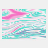 レトログルービーローラーディスコ ラッピングペーパーシート (正面2)