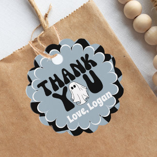 レトログルービーワンハッピーブーボーイサンキュー フェイバータグ