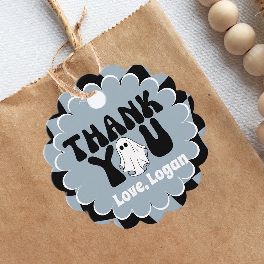 レトログルービーワンハッピーブーボーイサンキュー フェイバータグ