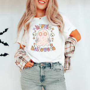 レトログルービー幽霊ヒッパイハロウィーンTシャツ Tシャツ