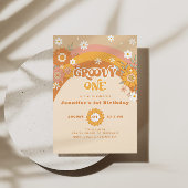 レトログルービー男女兼用1歳 招待状