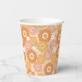 レトログルービー若い野生と3歳の誕生日 紙コップ (裏面)