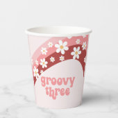 レトログルービー3デイジー3歳 紙コップ (正面)