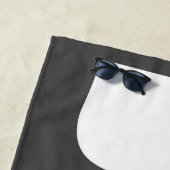 レトログルービー70結婚の花嫁の白黒 ビーチタオル (インサイチュ)