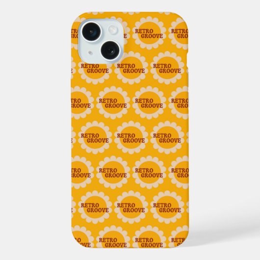 レトログルーブフォンケース iPhoneケース (裏面)