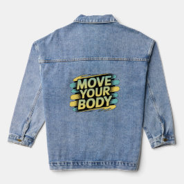 レトログルーブTシャツ - ダイナミックワーク デニムジャケット