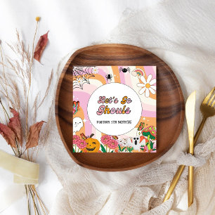 レトログルーレッツゴーウルハロウィン誕生日 スタンダードカクテルナプキン