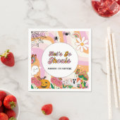 レトログルーレッツゴーウルハロウィン誕生日 スタンダードカクテルナプキン (インサイチュ)