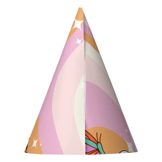 レトログルーレッツゴーウルハロウィン誕生日 パーティーハット (裏面)