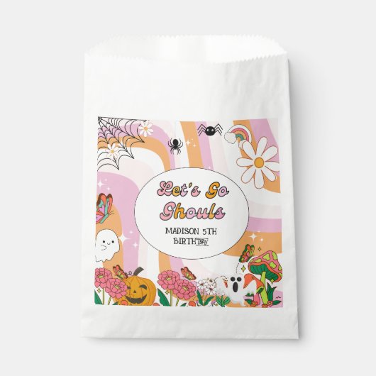 レトログルーレッツゴーウルハロウィン誕生日 フェイバーバッグ (正面)