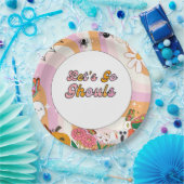 レトログルーレッツゴーウルハロウィン誕生日 ペーパープレート (パーティー)